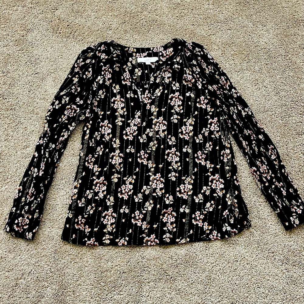 LOFT sheer blouse